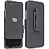 BLACK RUBBERIZED HARD CASE BELT CLIP HOLSTER STAND FOR BLACKBERRY Z30 PHONE