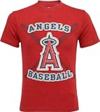 Los Angeles Angels of Anaheim Brushback Red Fashion T-Shirt