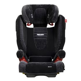 Recaro - 6143.21109.66 - Si�ge auto groupe 2 3 - Monza Seatfix - Microfibre - Black Aquavit