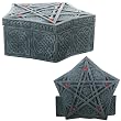 Celtic Spell Engraved Box - Cold Cast Resin - 2'' Height