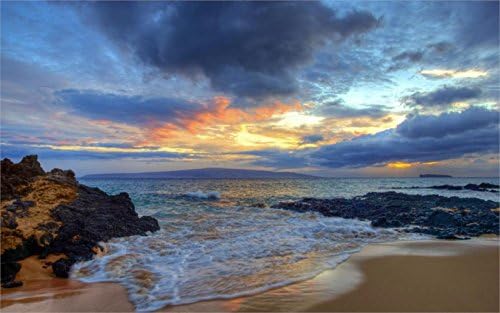 Art city Beautiful Gold Coast Beach Sunrise landscape posters art prints birthday bedroom wallpaper