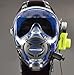 Ocean Reef Neptune Space G. Divers Series Full Face Mask Kit (Medium/Large, Cobalt)