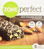 Zone Perfect Nutrition Bars, Dark Chocolate Almond, 7.9 Oz (Pack of 2)