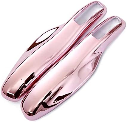 Weiling793 Chrome Pink Hard Plastic Keyless Remote Key Fob Flip Key Protection Case Cover Side Blades For Porsche 991 981 Cayenne Panamera