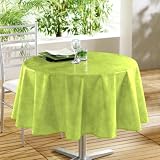 Nappe ronde Béton ciré Jade
