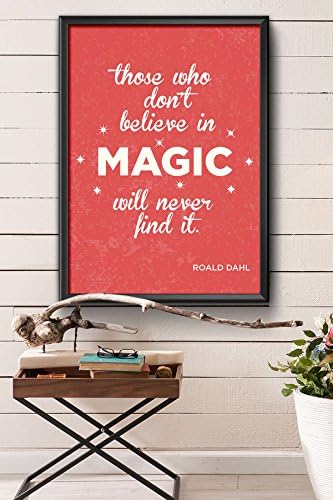 Holiday Sale, Inspirational Wall Art Print, Children's Room Decor, Quote Print, Word Art, Holiday Wall Art, Christmas Decor, Those Who Don't Believe In Magic Will Never Find It 11x14 Wall Art Print