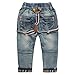 Coodebear Little Boys' Baby Denim Jeans Rompers Vintage Lattice Bottom Pants