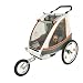 BLUE BIRD 65961 2-in-1 Kinderanh�nger gefedert + Jogger 2 Kinder ALUMINIUM