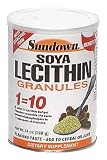 Sundown Soya Lecithin Granules, 14 Ounces (Pack of 4)