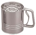 Fox Run Four Cup Stainless Steel Flour Sifter