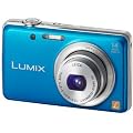 Panasonic Lumix DMC-FS40EG-A Digitalkamera (14 Megapixel, 5-fach opt. Zoom, 6,7 cm (2,6 Zoll) Display, 24mm Weitwinkel, bildstabilisiert) aktiv-blau