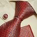 Red Theme neck ties christmas gifts for dad accessories silk tie cuff links handkerchiefs set H5117 image 4