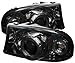 Spyder Auto PRO-YD-DDAK97-SMC Dodge Dakota/Durango Smoke Halo LED Projector Headlight with Replaceable LEDs