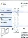 Certified Diamond (Emerald, Good cut, 5.12 carats, G color, VS1 clarity)