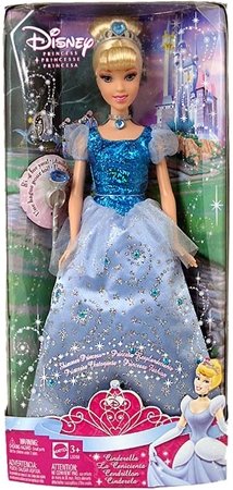 Childrens Toyshop  Toys : Disney Princess Shimmer Princess Cinderella Doll