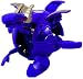 Bakugan B2 Bigger Brawlers LOOSE Single Figure Aquos [Blue] Faroh [Toy]