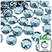 The Crafts Outlet 144-Piece Loose Flatback Acrylic Round Rhinestones, 14mm, Crystal Clear