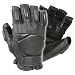 Men's Responder 1/2 finger Leather gloves with reinforced palms By Damascus Gloves