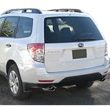 Stainless steel exhaust tip w  mirror chrome finish - Subaru Forester 2009 