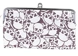 Goorin Brothers Brown and Grey Skull Large Clutch Wallet/Purse