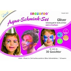 Mammut A30S201 - Schminkset, 6 Farben, Glitzer
