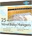Closet Complete Baby Size Ultra Thin No Slip Velvet Hangers, Baby Powder Blue, Set of 25