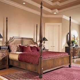American Drew Bob Mackie Home Classic Four Poster Bed