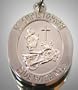 St. Christopher "Ride with Me" Motorcycle Medal--Keychain, BH010