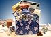 Wonders of Winter Holiday Gourmet Snacks in Blue Gift Box with Snowflakes