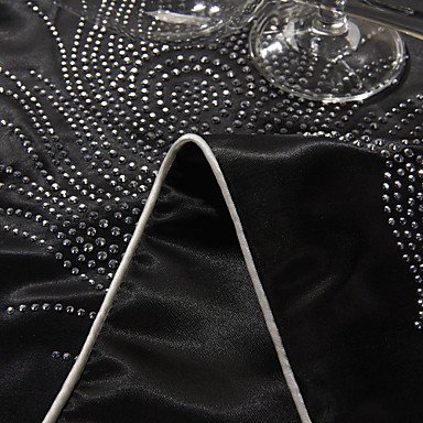 Shanshan Peacock Tail Table Runner 80¡Á12, Velvet