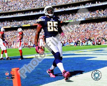 Antonio Gates 2010 Action - Licensed Photo by PhotoFile (8x10)