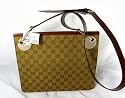 Gucci Handbags (Yellow/Brown) GG Fabric Messenger Bag 231817