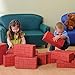 Constructive Playthings CP-626 Cp Toys Giant Durable 12 Piece Blocks Set For Indoor Play, Red