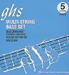 GHS Strings Electric Bass Boomer Set (Medium Nickel Steel, 5-String)