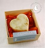 Brigit True Organics- Calendula Heart Castile Soap, 1.5 oz. (88% ORGANIC)
