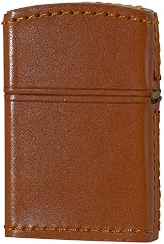 Orobianco Zippo Logo Lighter Brand ORL-21LB Leather Camel