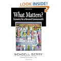 What Matters?: Economics for a Renewed Commonwealth