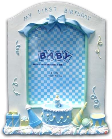 Bollo Regalo Baby's First Birthday Photo Frame-Blue 6x4" R108-25B