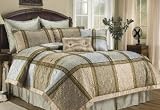Dubai Gold/Blue/Sage Queen 8 Piece Comforter Set
