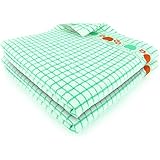 Fecido Fruity Kitchen Collection Dish Towels with Fruit Design, Set of 2, Green Apple