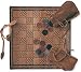 Leather Chess and Checker Board Color: Lariat