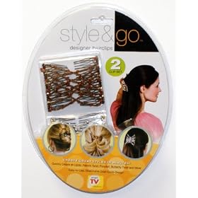 Style & Go Designer Hair Clips As Seen on TV
