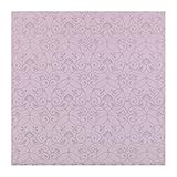 York Wallcoverings JE3553SMP Friends Forever Glitter Scroll Wallpaper Memo Sample, 8-Inch x 10-Inch 