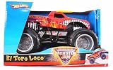 Hot Wheels Monster Jam 1:24 Scale Die Cast Official Monster Truck 2007 Series : EL TORO LOCO with Monster Tires, Working Suspension and 4 Wheel Steering