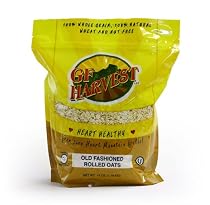 GF Harvest Gluten Free Old Fashioned Rolled Oats, 41-Ounce Bags (Pack of 3)