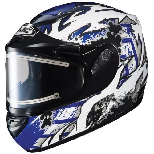  HJC CSR2 Skarr Blue Snowmobile Helmet Electric Shield 2XL Selenodonty