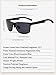 Duco Men's Polarized Sunglasses Driver Glasses Night Driving Glasses 100% UV Protection 2217 (Gunmetal Frame Gray Lens)
