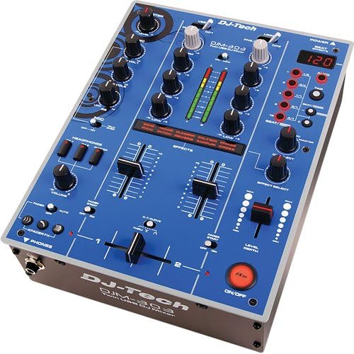 FIRST AUDIO MANUFACTURING DJM303BLUEEDITIO Twin USB DJ Mixer - Blue
