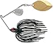 Terminator Super Stainless Spinnerbait-Colorado/Oklahoma, Nickel/Gold Blade (Black Red Flake, 1/2-Ounce)