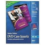 Avery DVD Case Inserts - Matte White - 20 Inserts